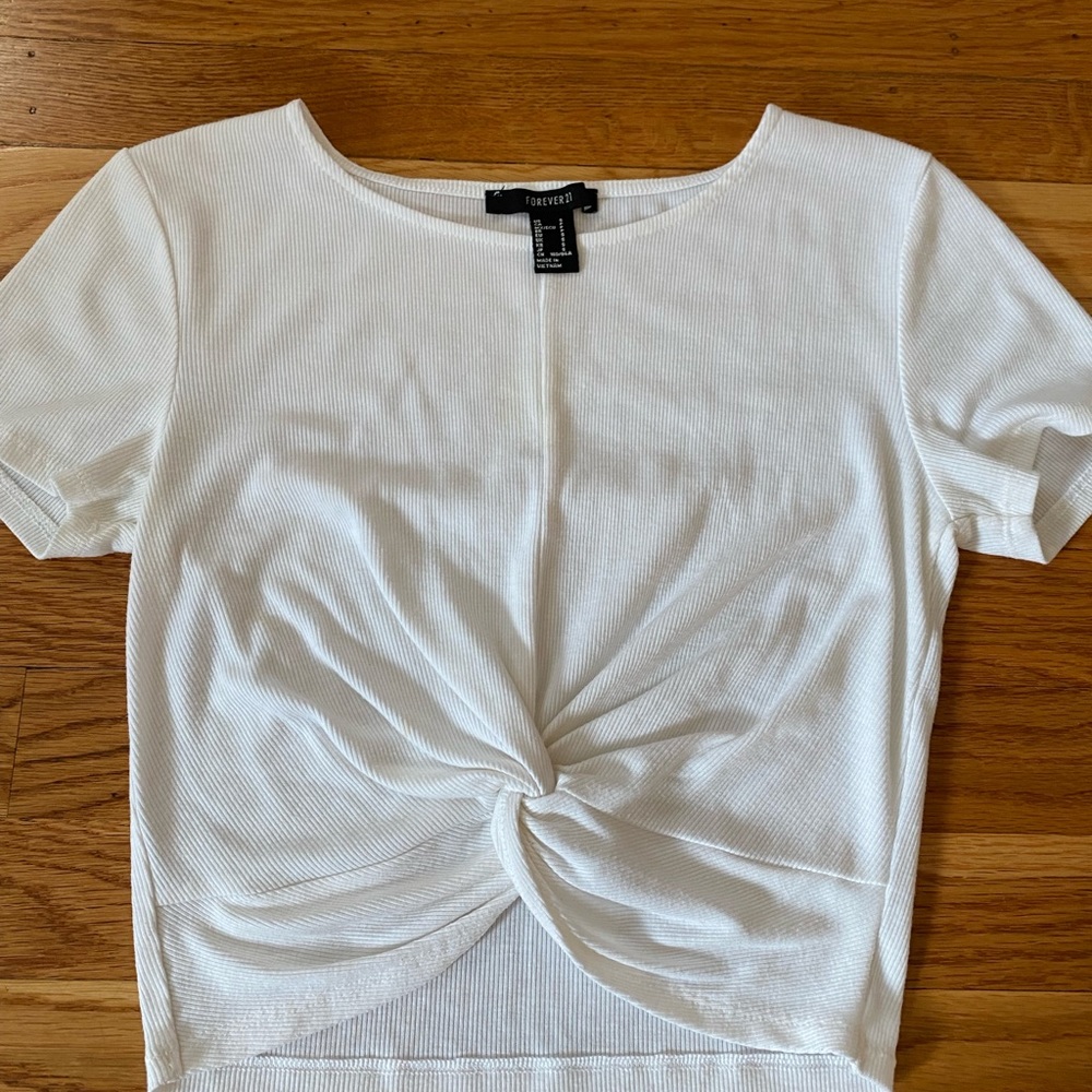 Forever 21 cropped tee shirt and tank